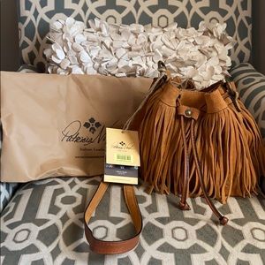 NWT Patricia Nash Genuine Leather Suede ElisaPurse